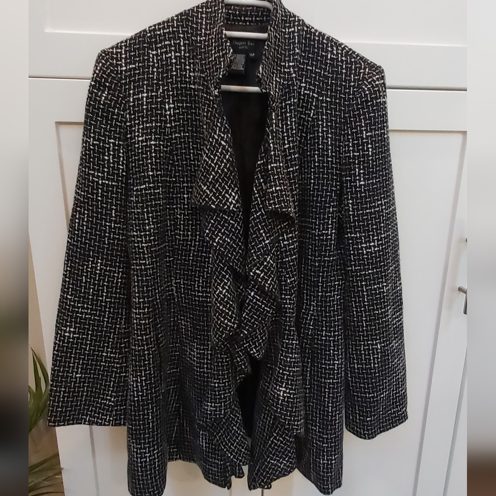 Chapter One open tweed jacket - Picture 2 of 8